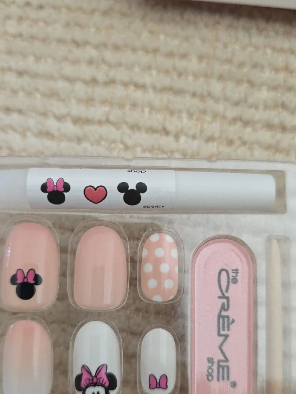The Crème Shop x Disney Minnie Mouse Press-On Nails -